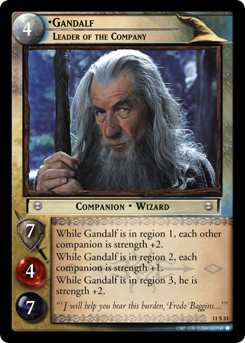 Gandalf, Leader of the Company